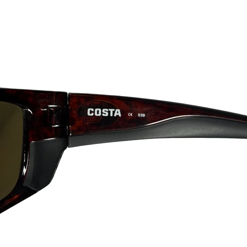 Costa Del Mar FISCH FS 10 Tortoise Frames Blue Mirror POLARIZED Glass 580G